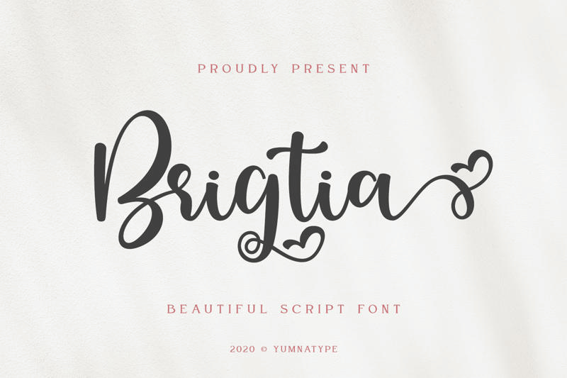 https://yumnatype.com/collection/font/brigtia-lovely-swash-font/ Wedding Script Fonts