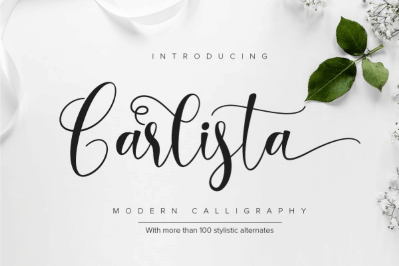 https://yumnatype.com/collection/font/carlista-script/