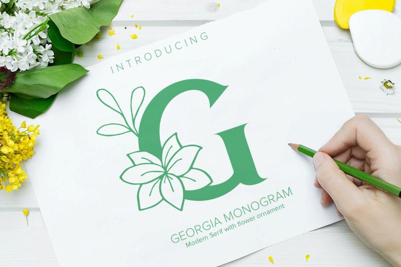 Beautiful Monogram Font