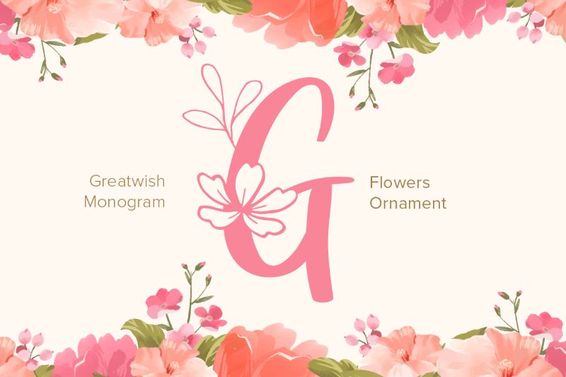 Beautiful Monogram Font