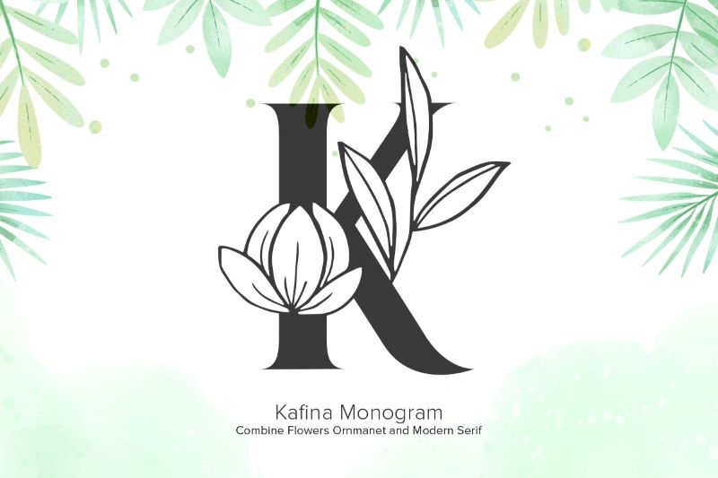 Beautiful Monogram Font