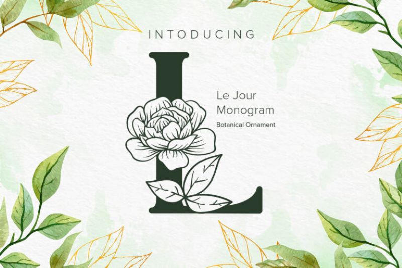 Beautiful Monogram Font