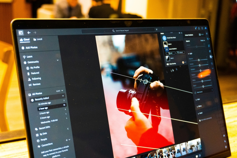 AI photo editing