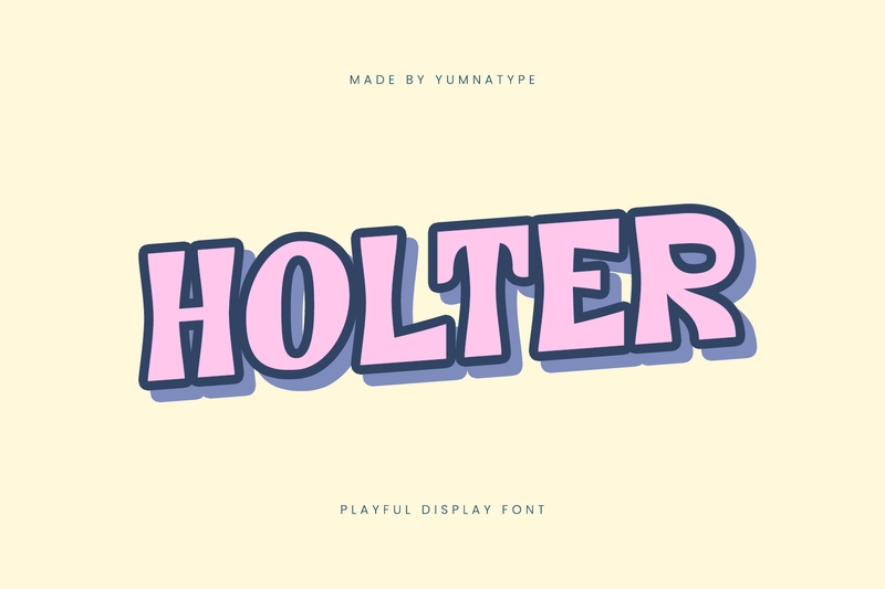best heavy display font