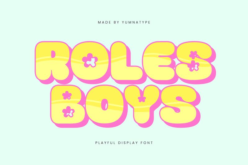 heavy display font