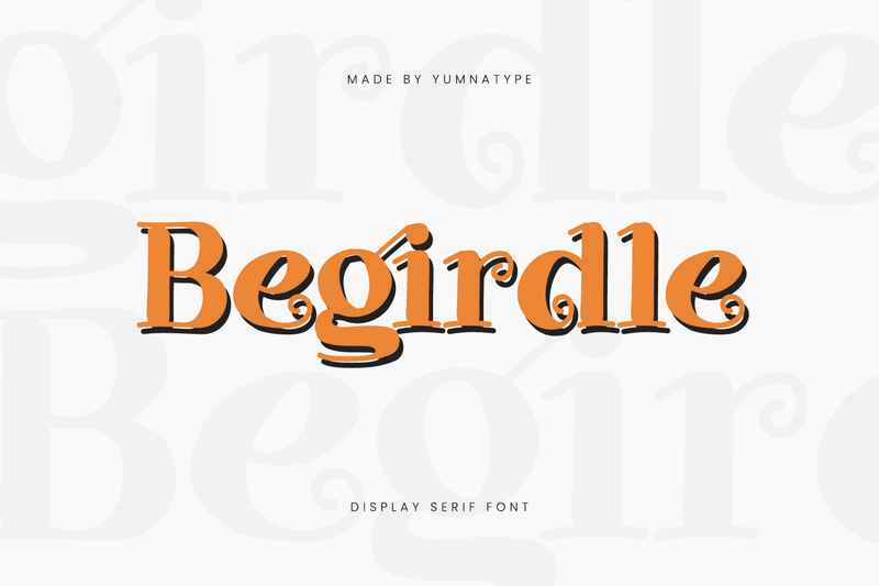 luxurious display serif font