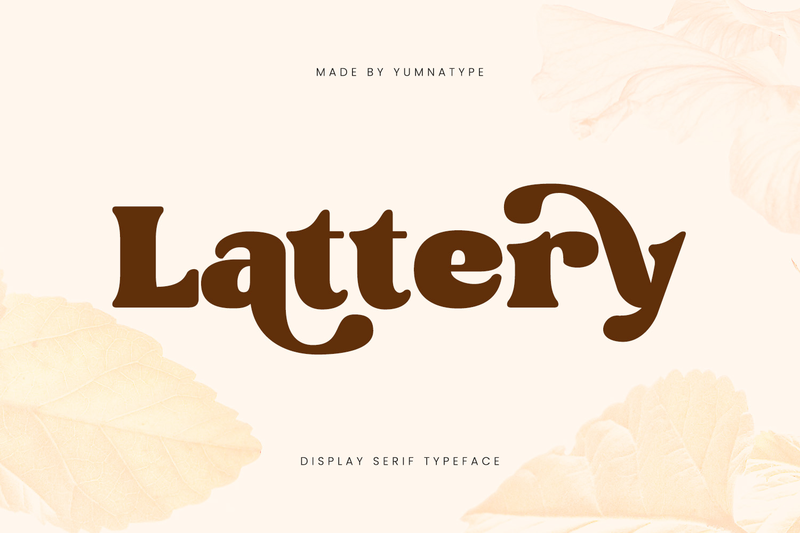 luxurious display serif font