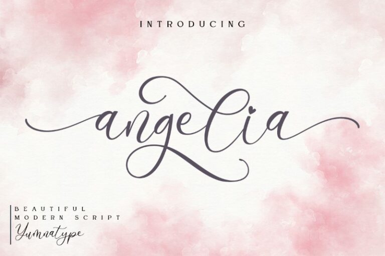 Preview image of Angelia – Lovely Script.
