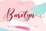 Last preview image of Barelyn Script