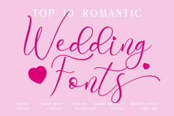 picture of 10 Romantic Wedding Script Font Collections for Your Special Day